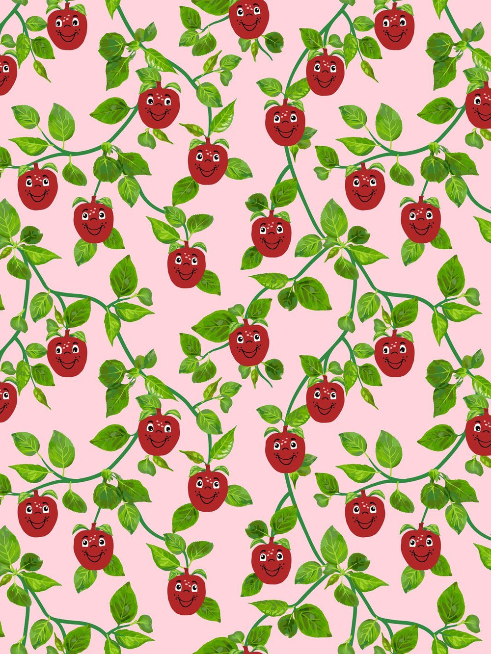 happy-apple-branches-wallpaper-by-fisher-price-pink