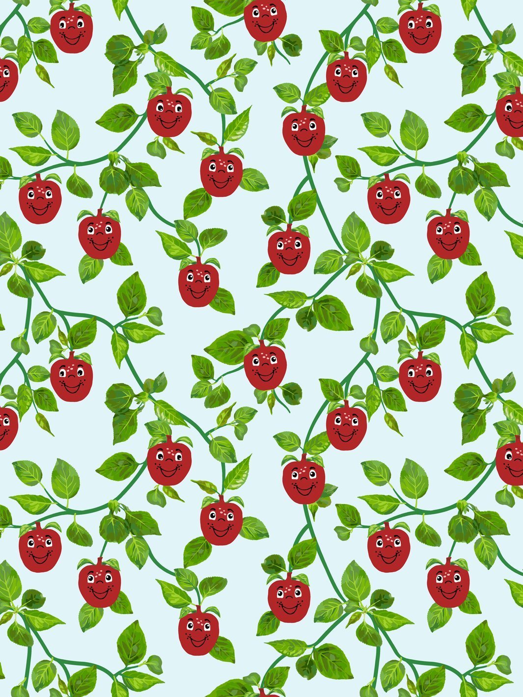 happy apple branches wallpaper by fisher price sky