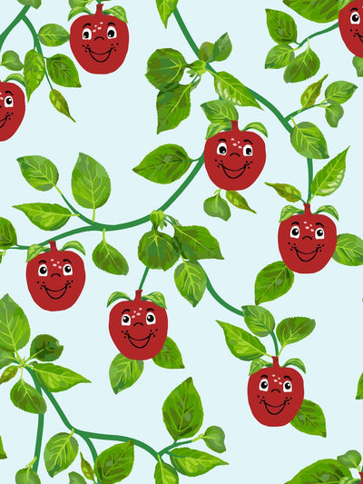 'Happy Apple™ Branches' Wallpaper by Fisher-Price™ - Sky