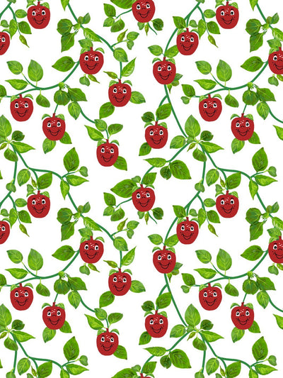 'Happy Apple™ Branches' Wallpaper by Fisher-Price™ - White