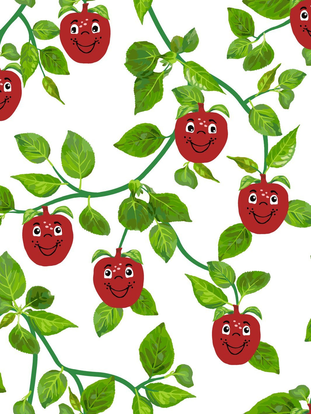 happy-apple-branches-wallpaper-by-fisher-price-white