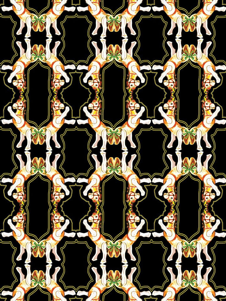 horse-arc-wallpaper-by-fisher-price-black
