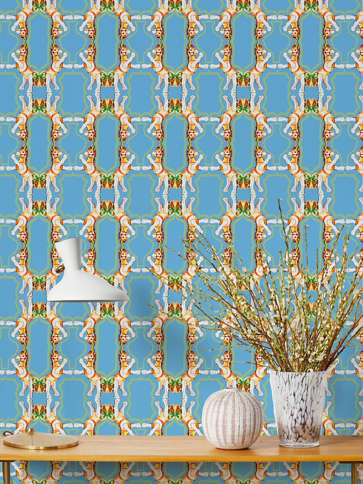 horse-arc-wallpaper-by-fisher-price-denim
