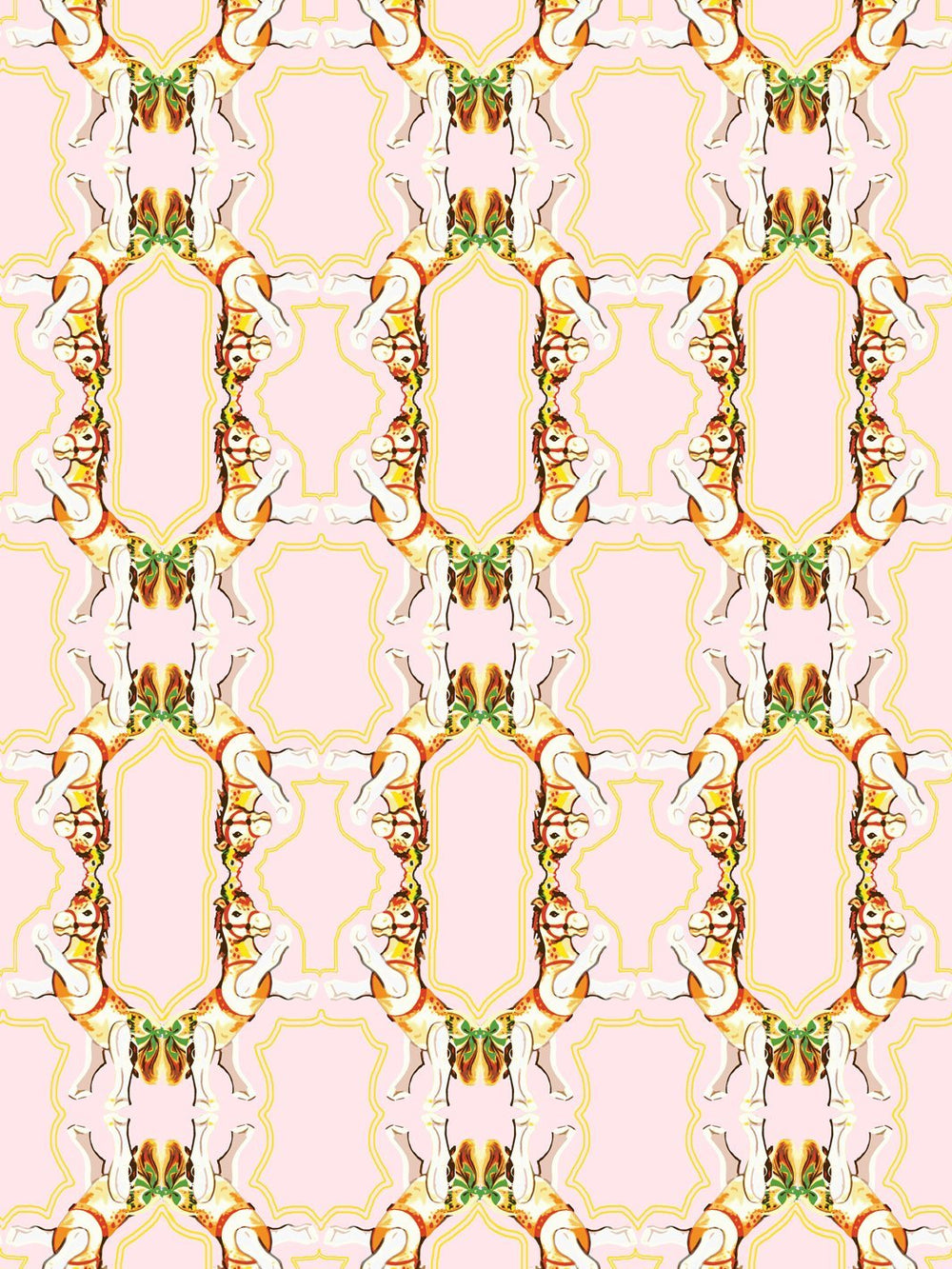 horse-arc-wallpaper-by-fisher-price-pink