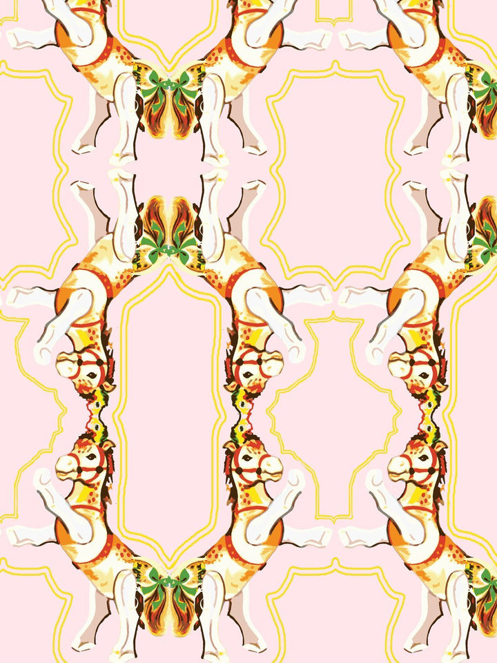horse-arc-wallpaper-by-fisher-price-pink