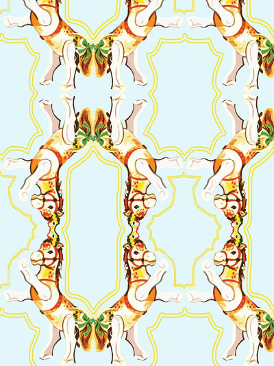 horse arc wallpaper by fisher price sky