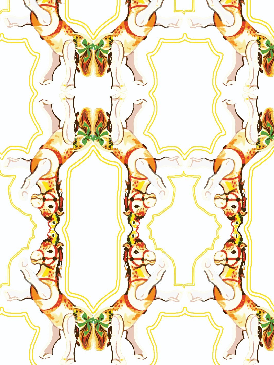 horse-arc-wallpaper-by-fisher-price-white