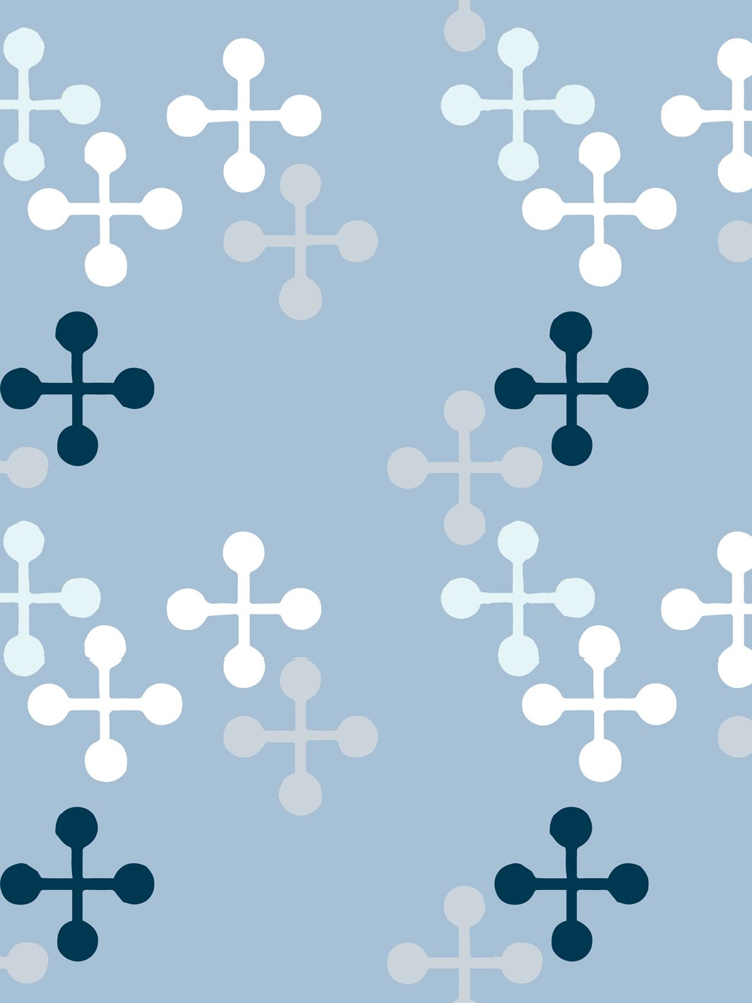 'Jacks Large' Wallpaper by Fisher-Price™ - Blue