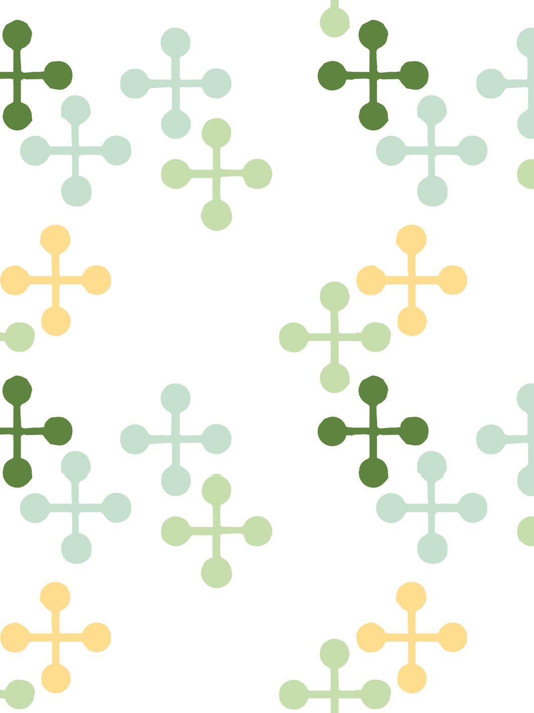 'Jacks Large' Wallpaper by Fisher-Price™ - Green
