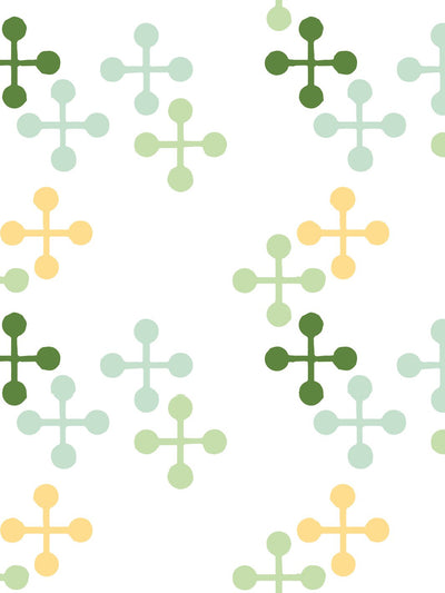 'Jacks Large' Wallpaper by Fisher-Price™ - Green