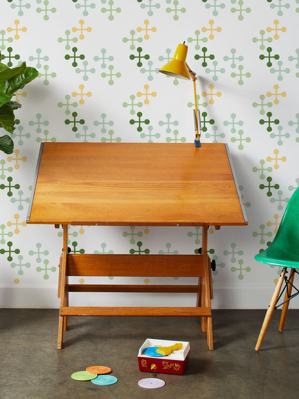 jacks-large-wallpaper-by-fisher-price-green