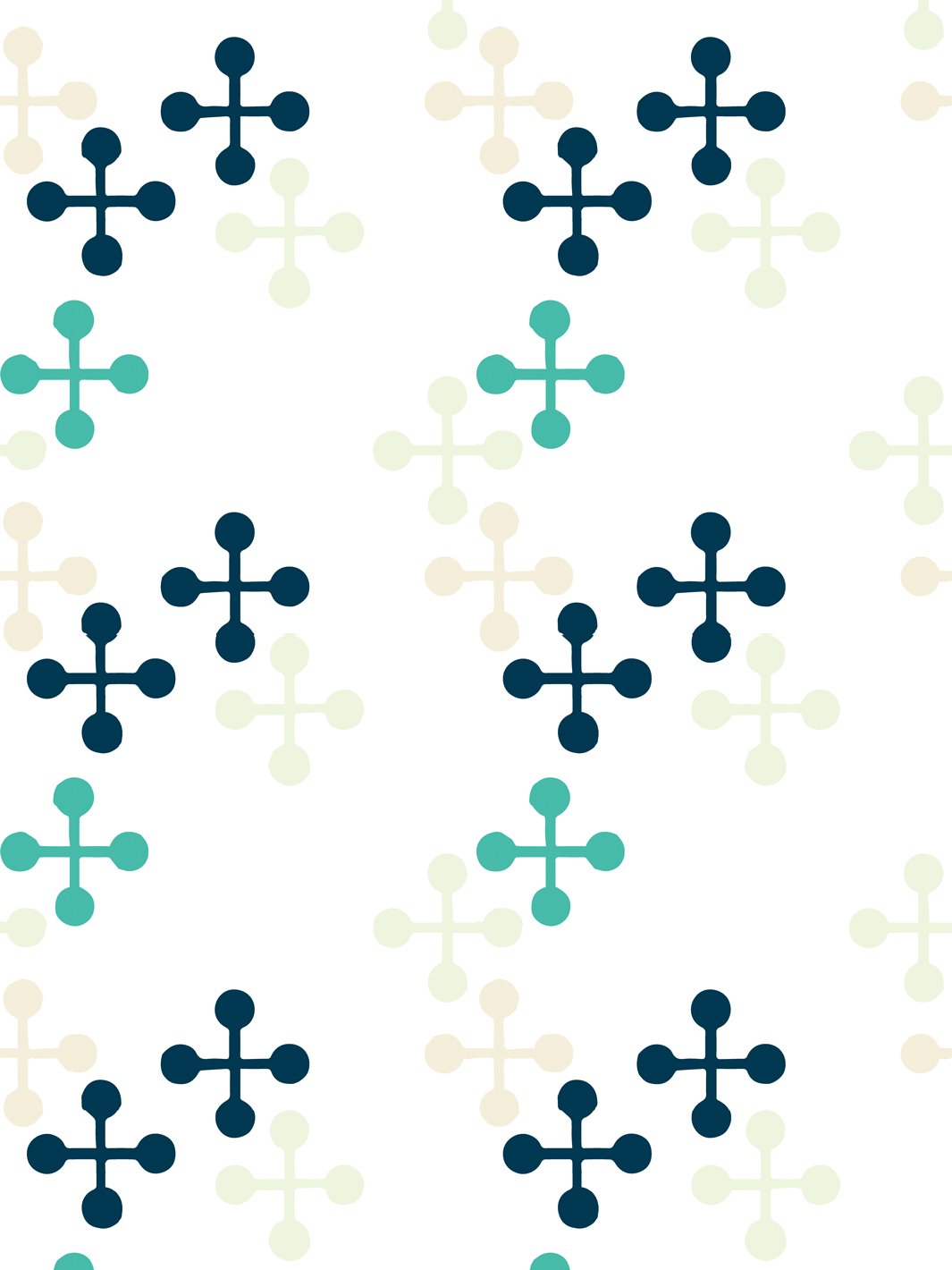 'Jacks Large' Wallpaper by Fisher-Price™ - Mint