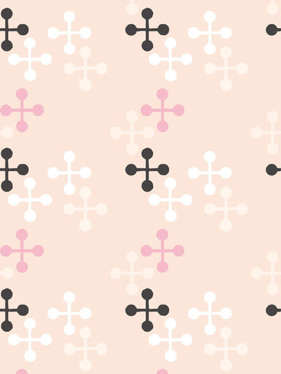 jacks large wallpaper by fisher price peach
