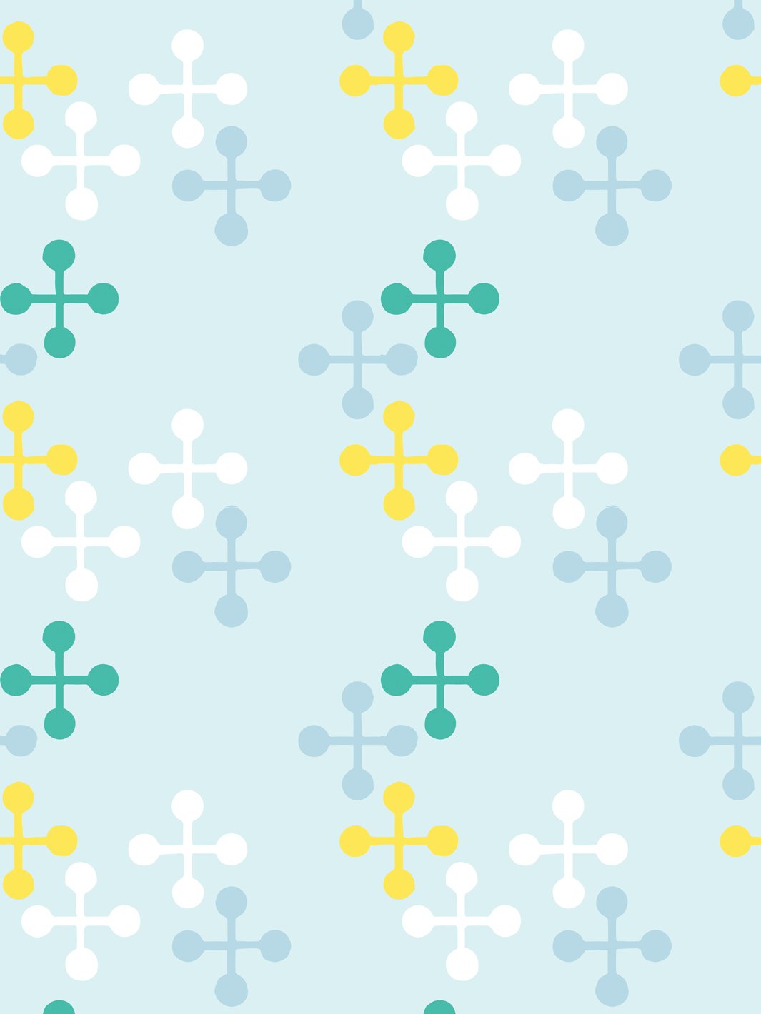 'Jacks Large' Wallpaper by Fisher-Price™ - Sky