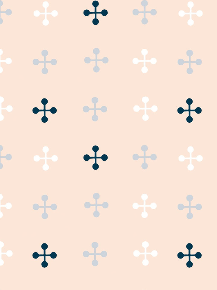 jacks-wallpaper-by-fisher-price-peach-white-navy