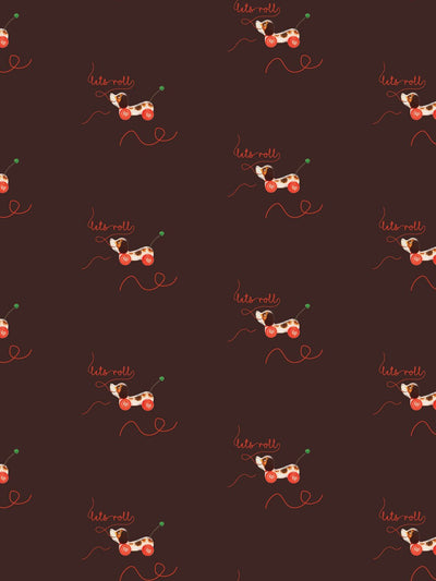 lets roll wallpaper by fisher price cacao