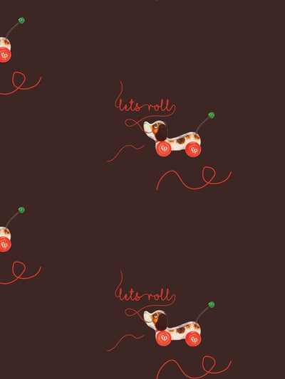 lets roll wallpaper by fisher price cacao