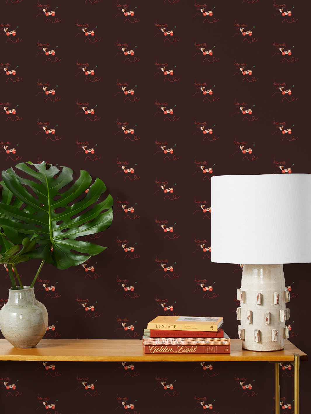 lets roll wallpaper by fisher price cacao