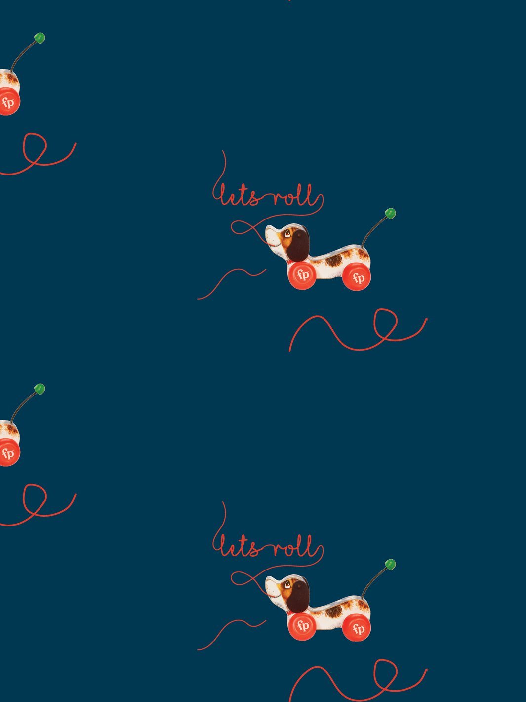 lets-roll-wallpaper-by-fisher-price-navy