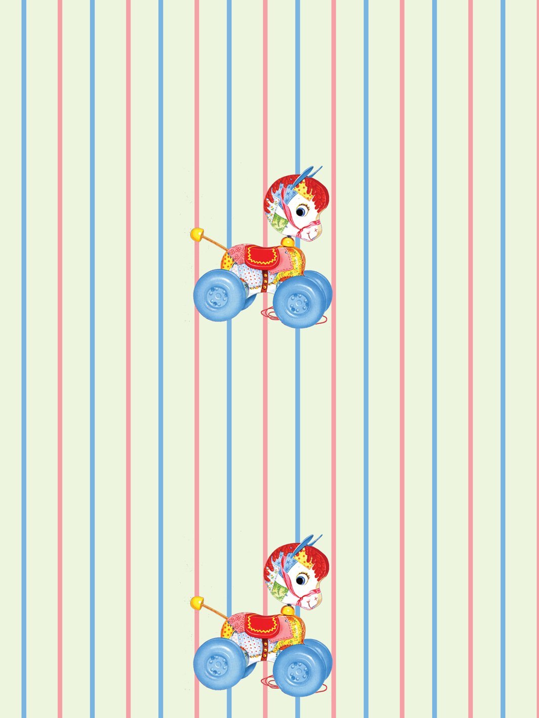'Patch Pony' Wallpaper by Fisher-Price™ - Mint