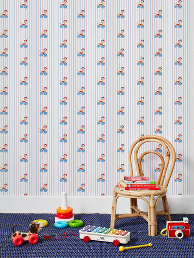 'Patch Pony' Wallpaper by Fisher-Price™ - White