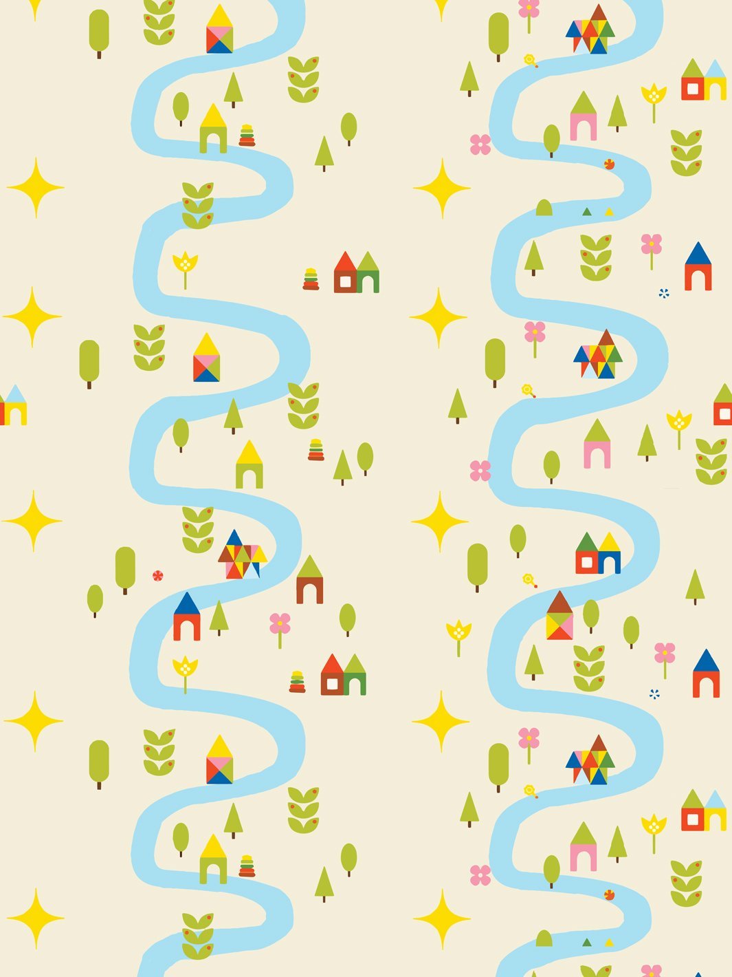 rivers-roads-wallpaper-by-fisher-price-beige