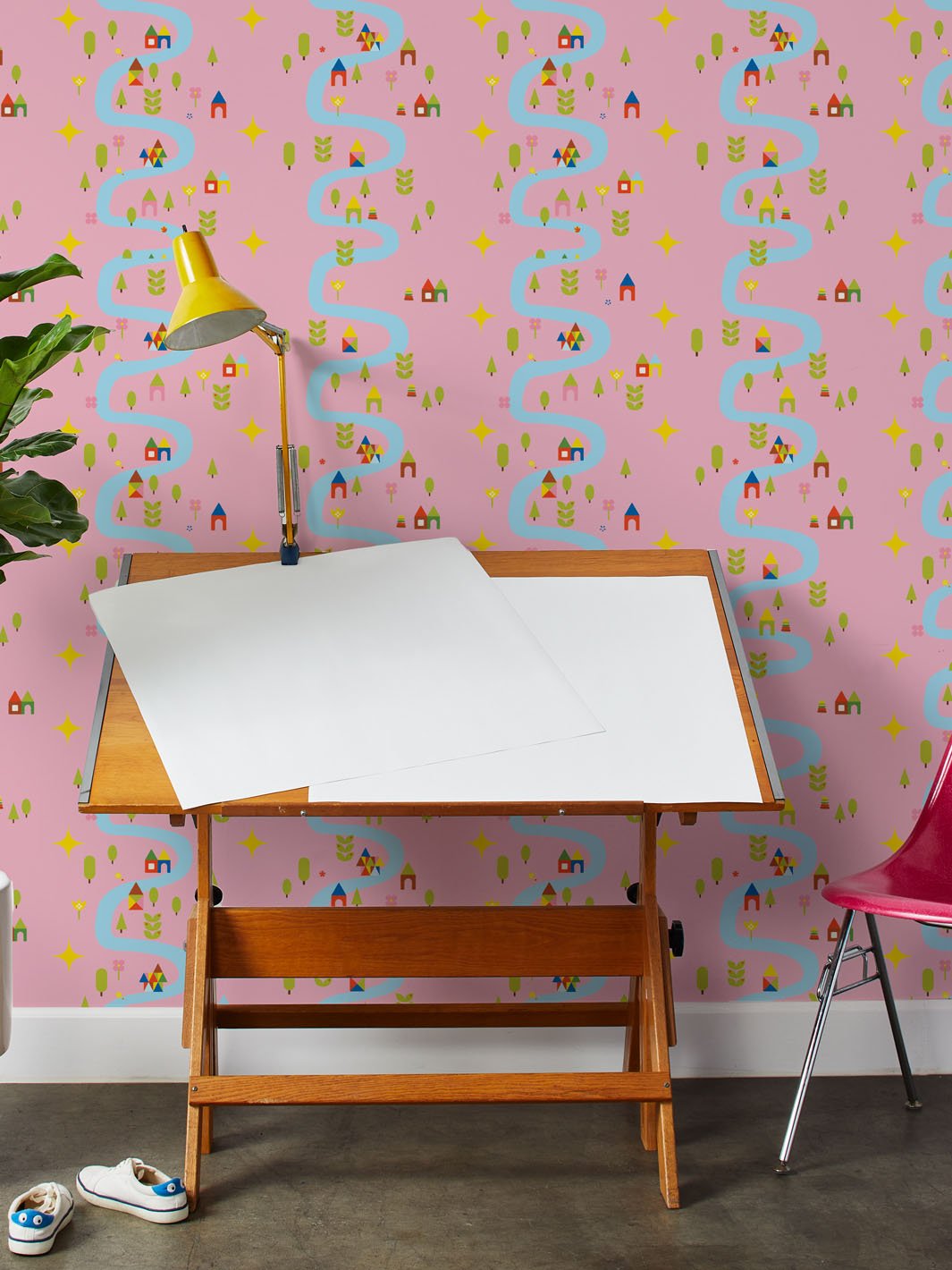 rivers-roads-wallpaper-by-fisher-price-bubblegum