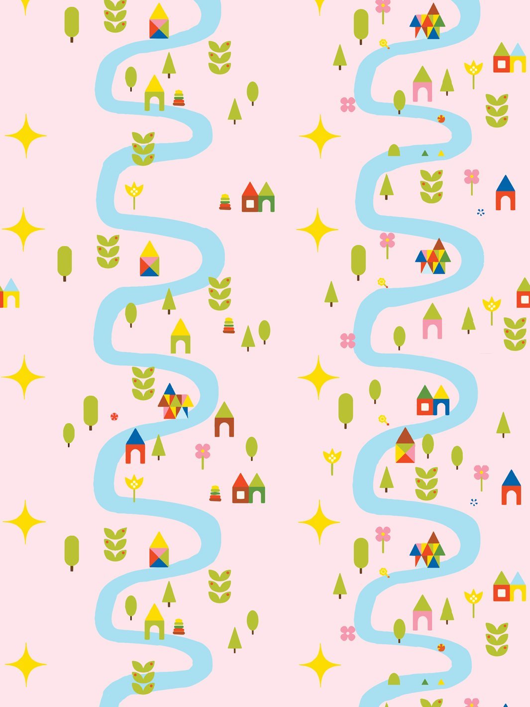 rivers-roads-wallpaper-by-fisher-price-pink