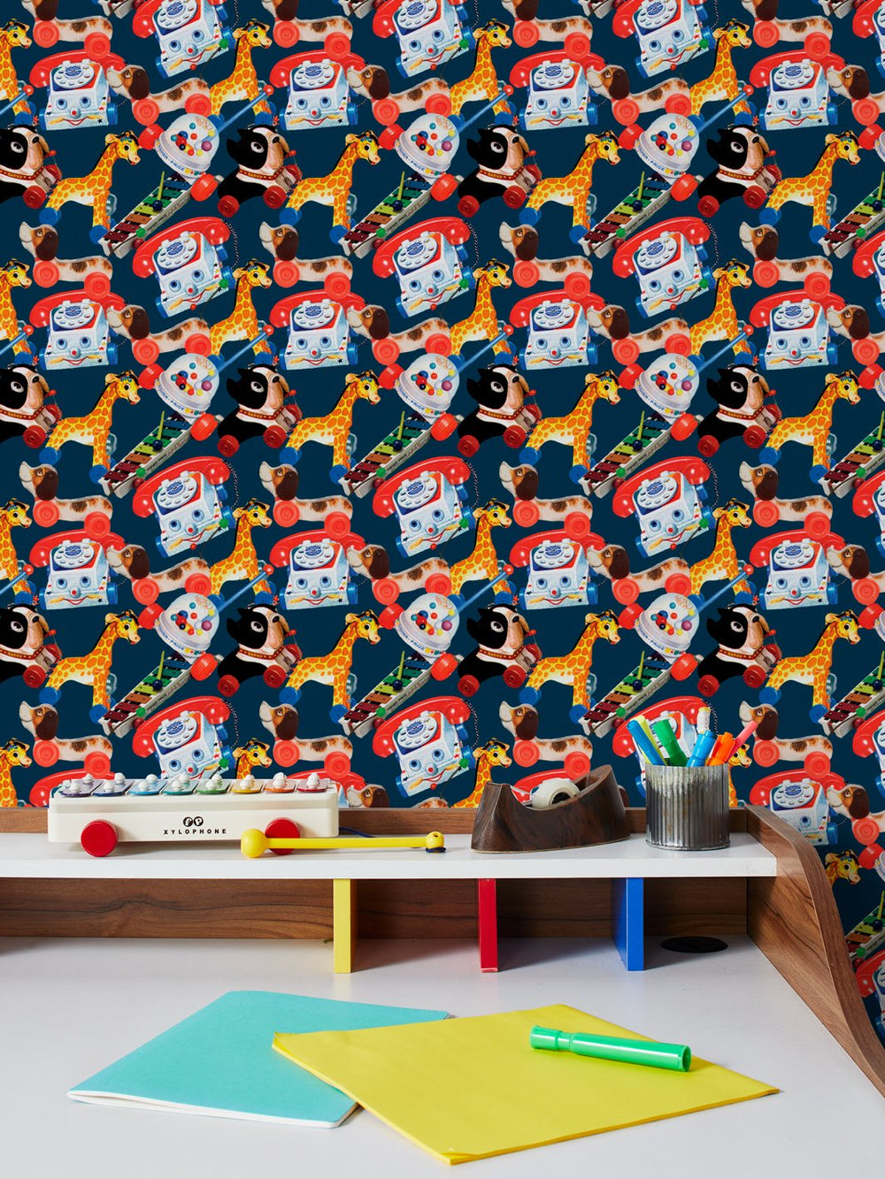 toy-box-wallpaper-by-fisher-price-navy