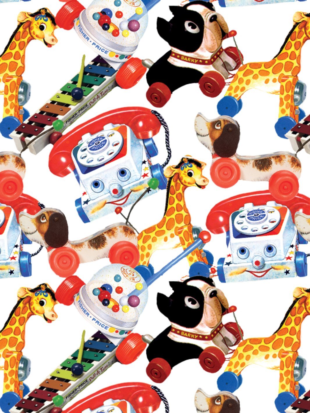toy box wallpaper by fisher price white