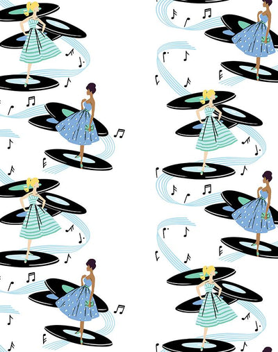 galaxy records wallpaper by barbie blue caribbean
