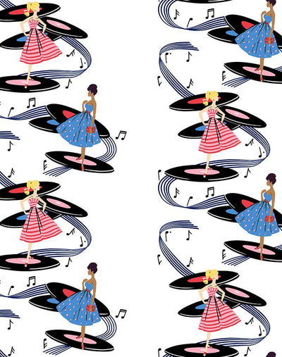 galaxy records wallpaper by barbie cerulean pink