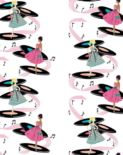 galaxy records wallpaper by barbie pink teal