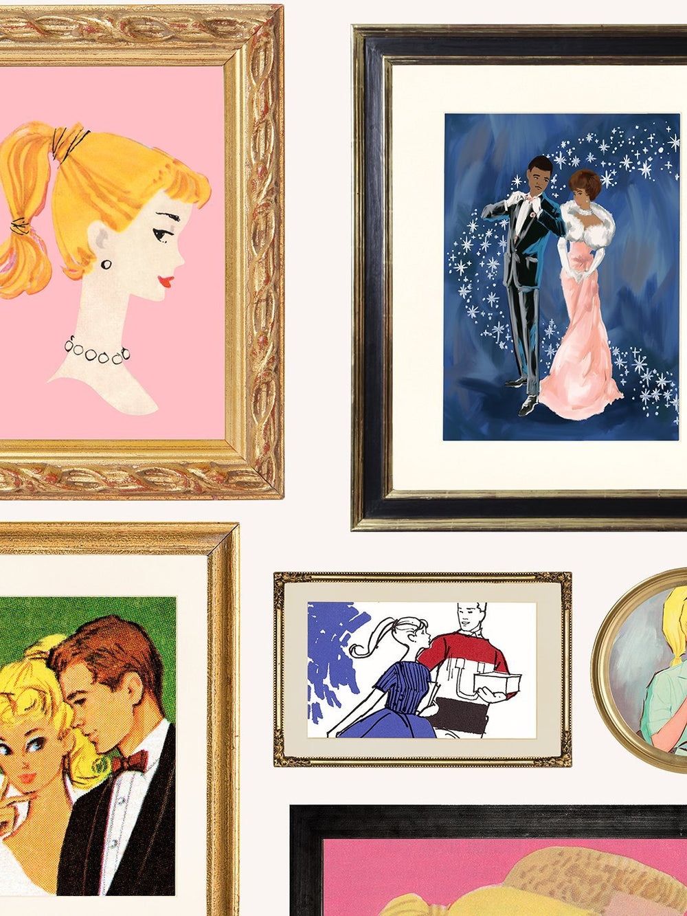 gallery-walls-illustrated-wallpaper-by-barbie-cream