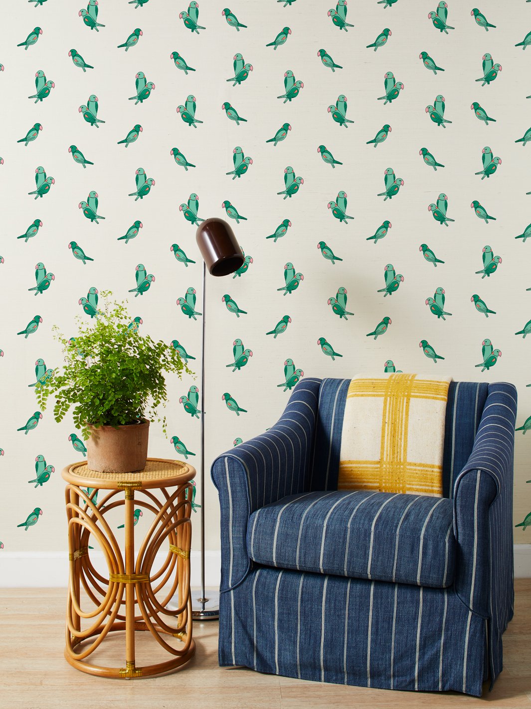alexandrine parakeet small grasscloth