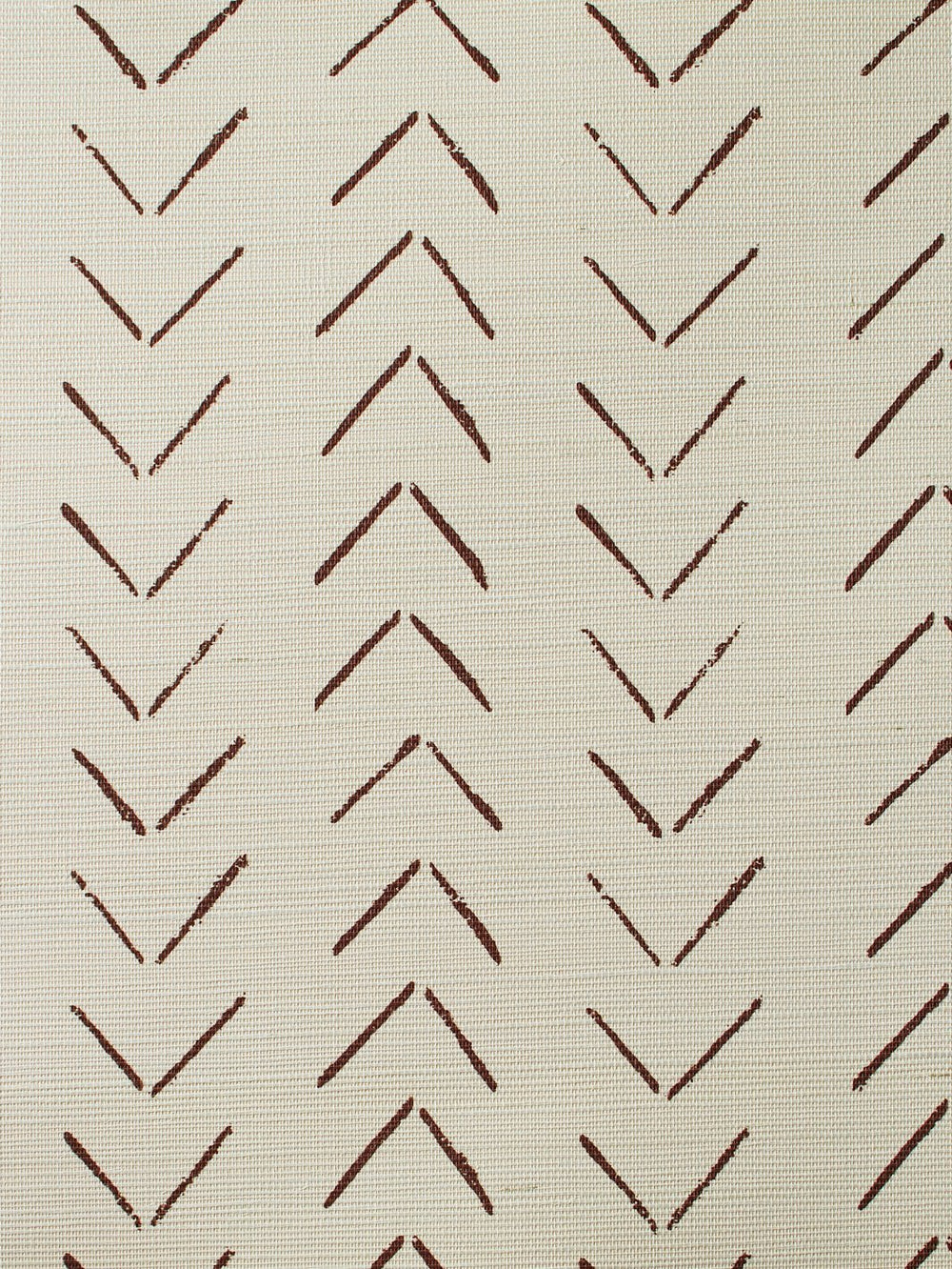 arrows chocolate grasscloth