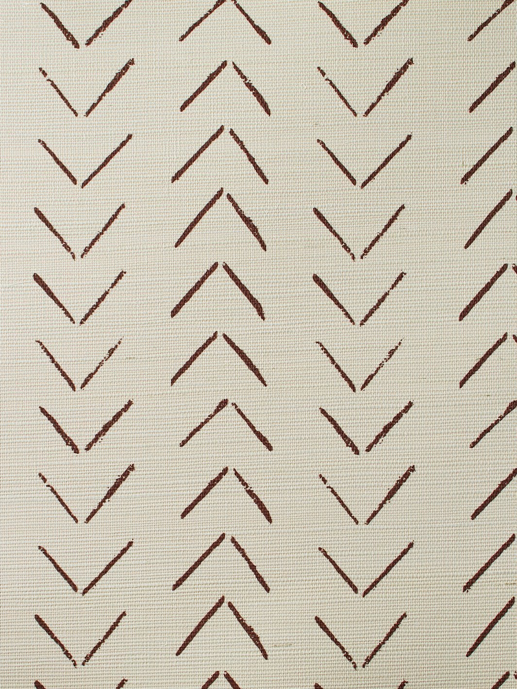 arrows chocolate grasscloth