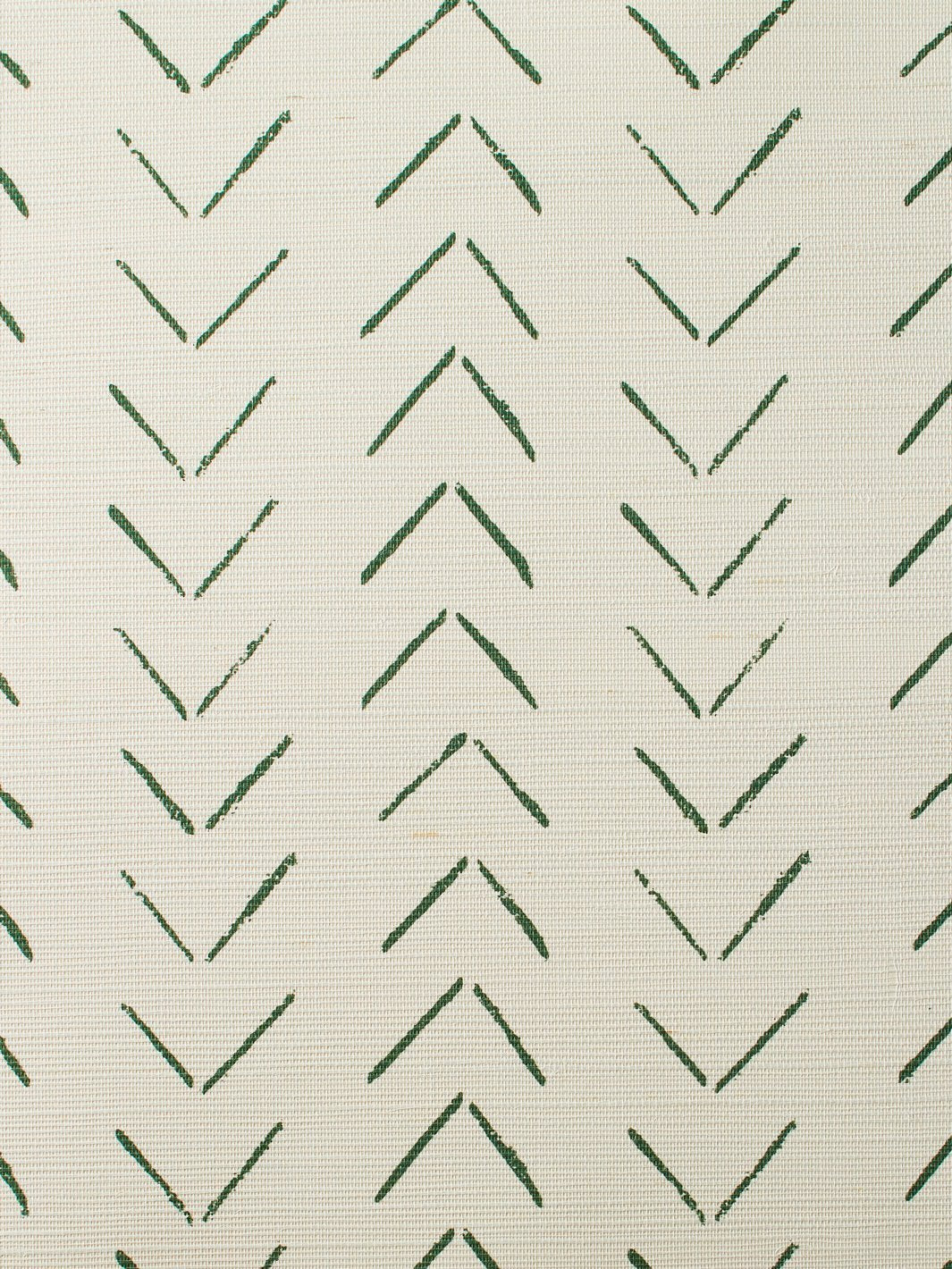 arrows green grasscloth