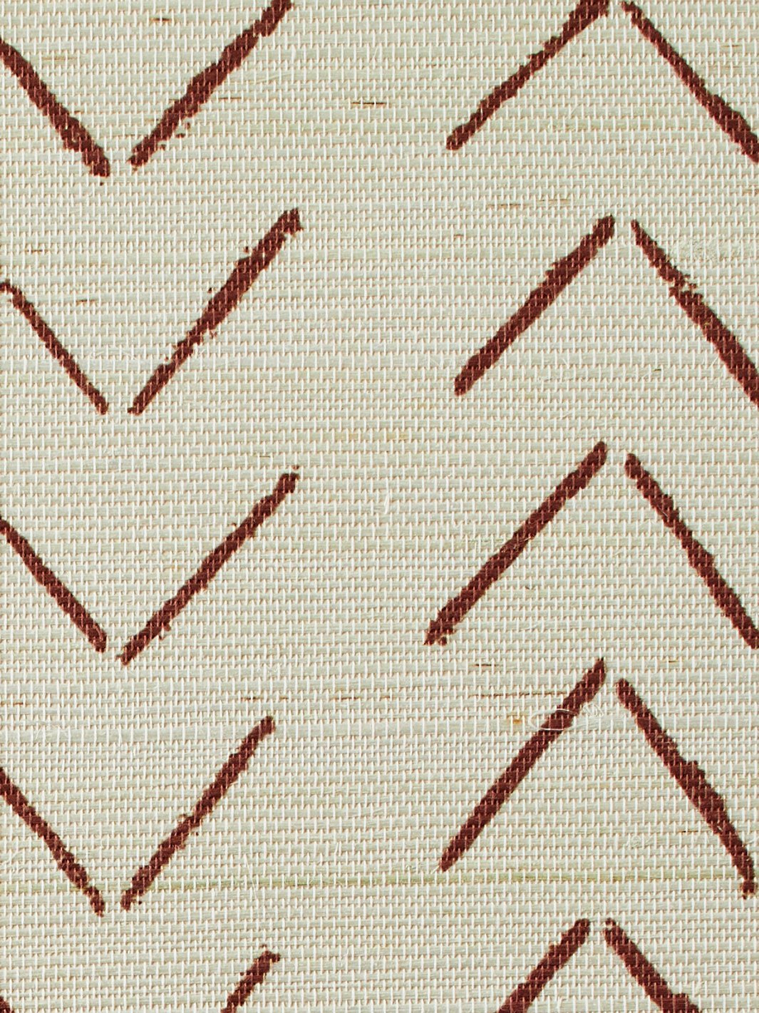 arrows rust grasscloth
