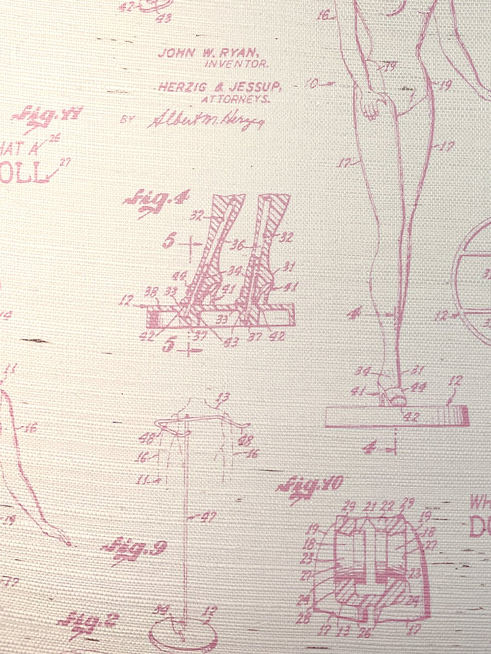 barbie blueprint grasscloth wallpaper by barbie ballet slipper