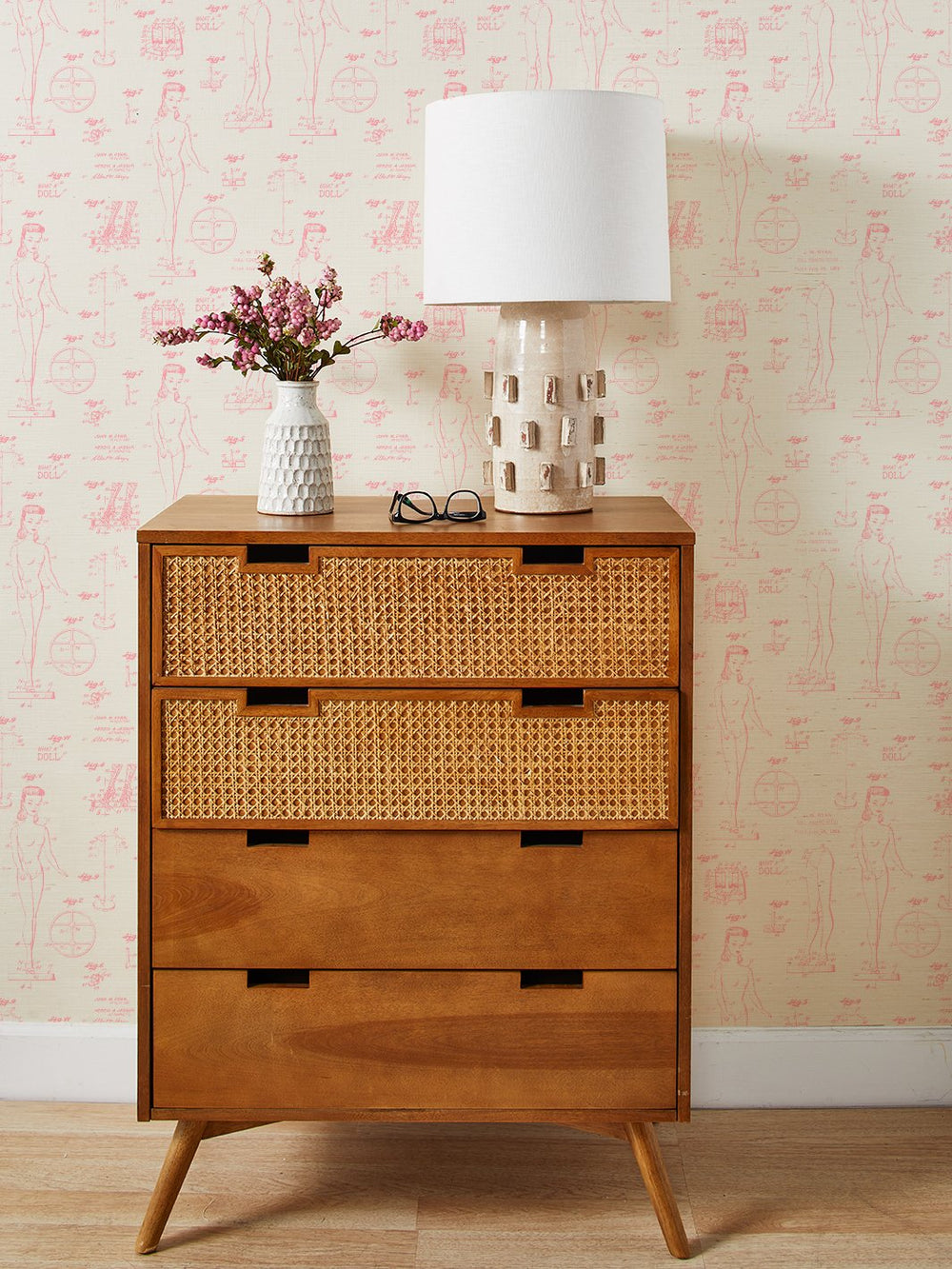 barbie blueprint grasscloth wallpaper by barbie ballet slipper