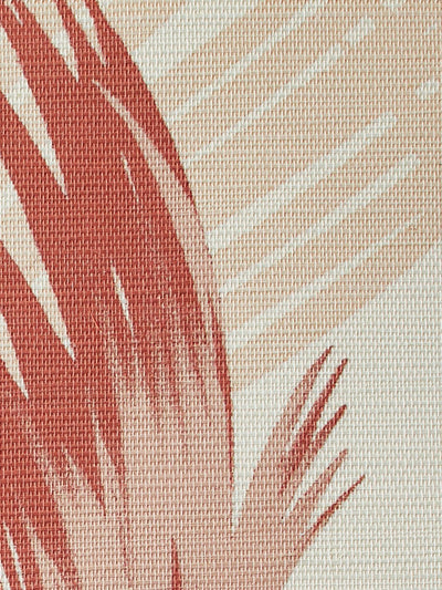 'Belafonte Palm' Grasscloth' Wallpaper by Nathan Turner - Flame