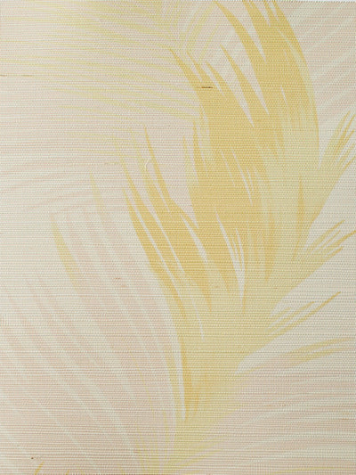 'Belafonte Palm' Grasscloth' Wallpaper by Nathan Turner - Gold