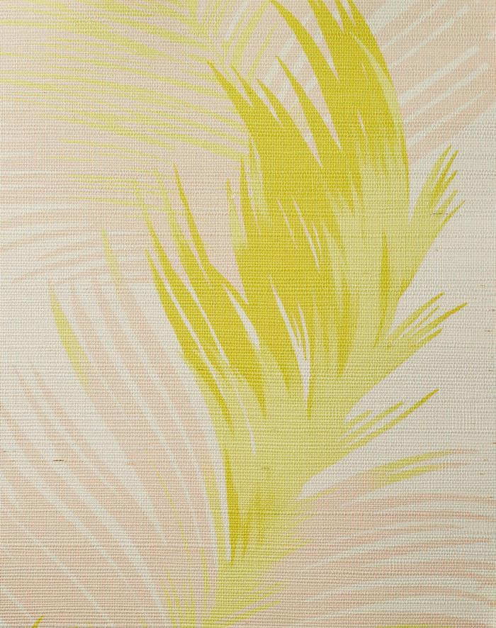 belafonte palm yellow grasscloth