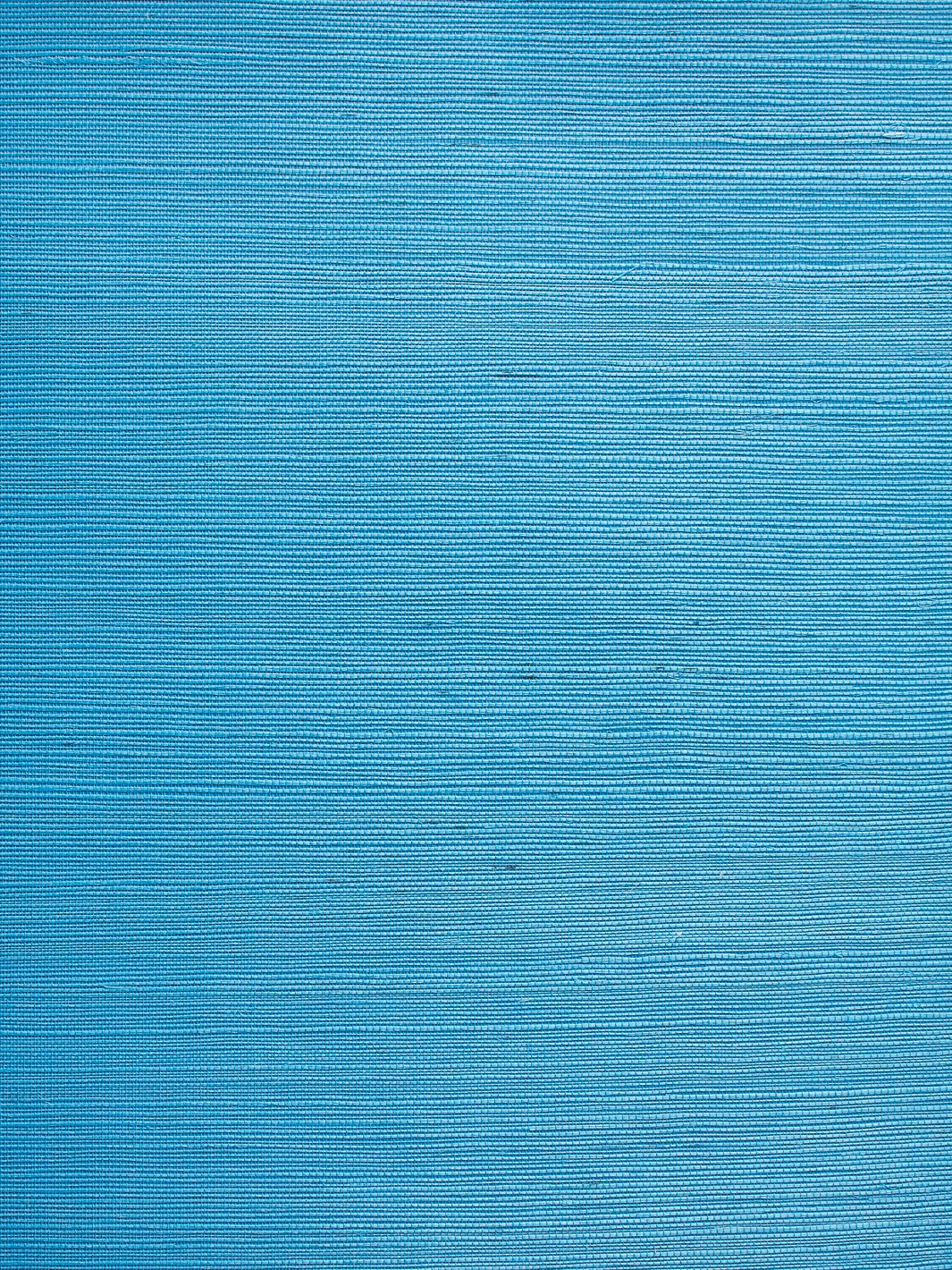 'Solid Grasscloth' Wallpaper by Wallshoppe - Bright Blue