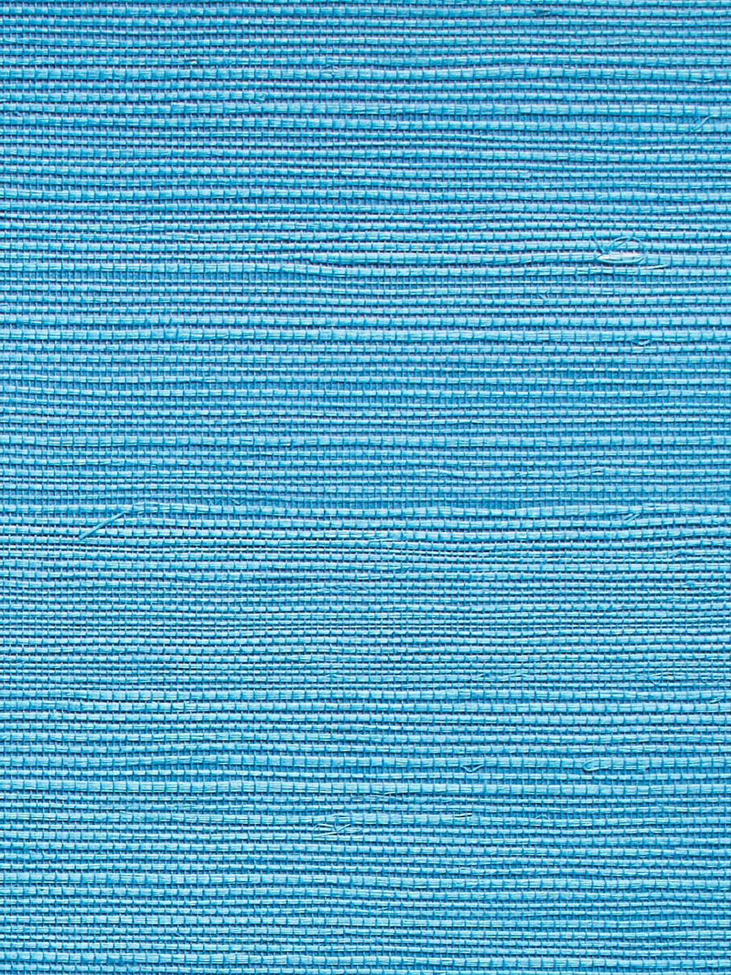 'Solid Grasscloth' Wallpaper by Wallshoppe - Bright Blue