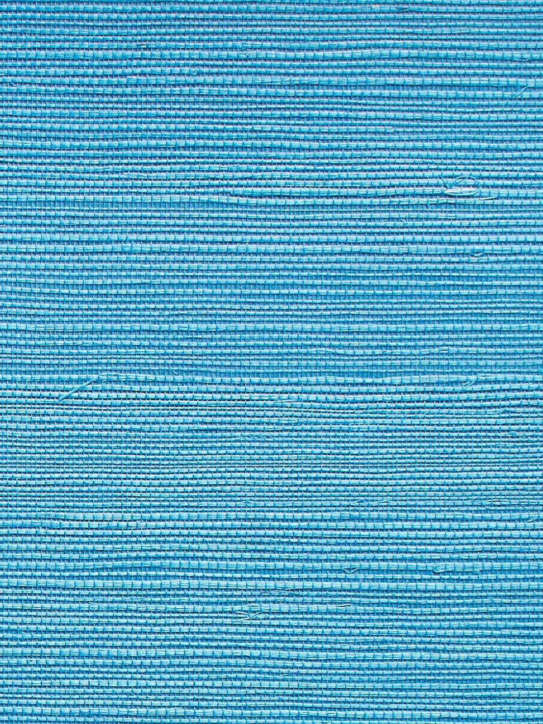 'Solid Grasscloth' Wallpaper by Wallshoppe - Bright Blue