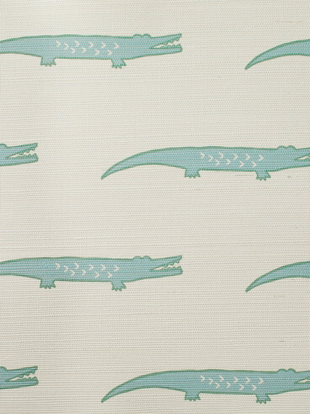 'Crocodile' Grasscloth' Wallpaper by Tea Collection