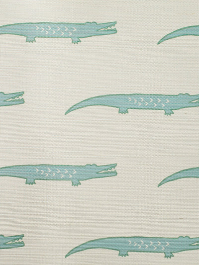 'Crocodile' Grasscloth' Wallpaper by Tea Collection