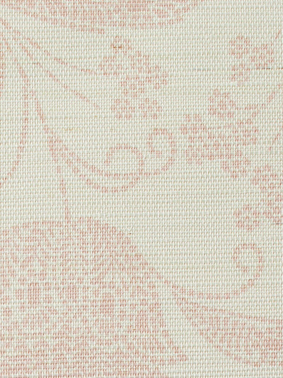 'Eleanor Rigby' Grasscloth' Wallpaper by Wallshoppe - Shell